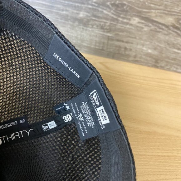 Oakley Pro Am Hat Cap Fitted Mens Large Black Golf Tournament Mesh New Era - Picture 8 of 9